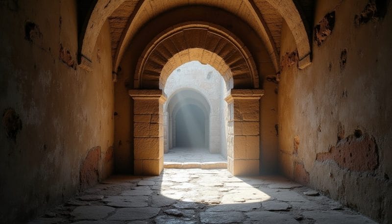 Arco románico descubierto en San Isidoro de León