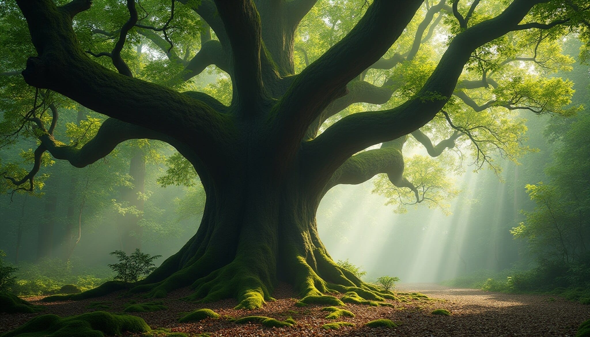 Haya Fagus en el Faedo de Ciñera de Gordón, León